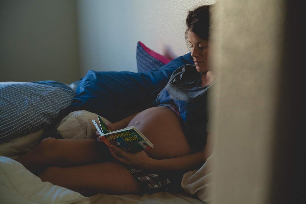 Image for National Read to Your Baby Bump Month