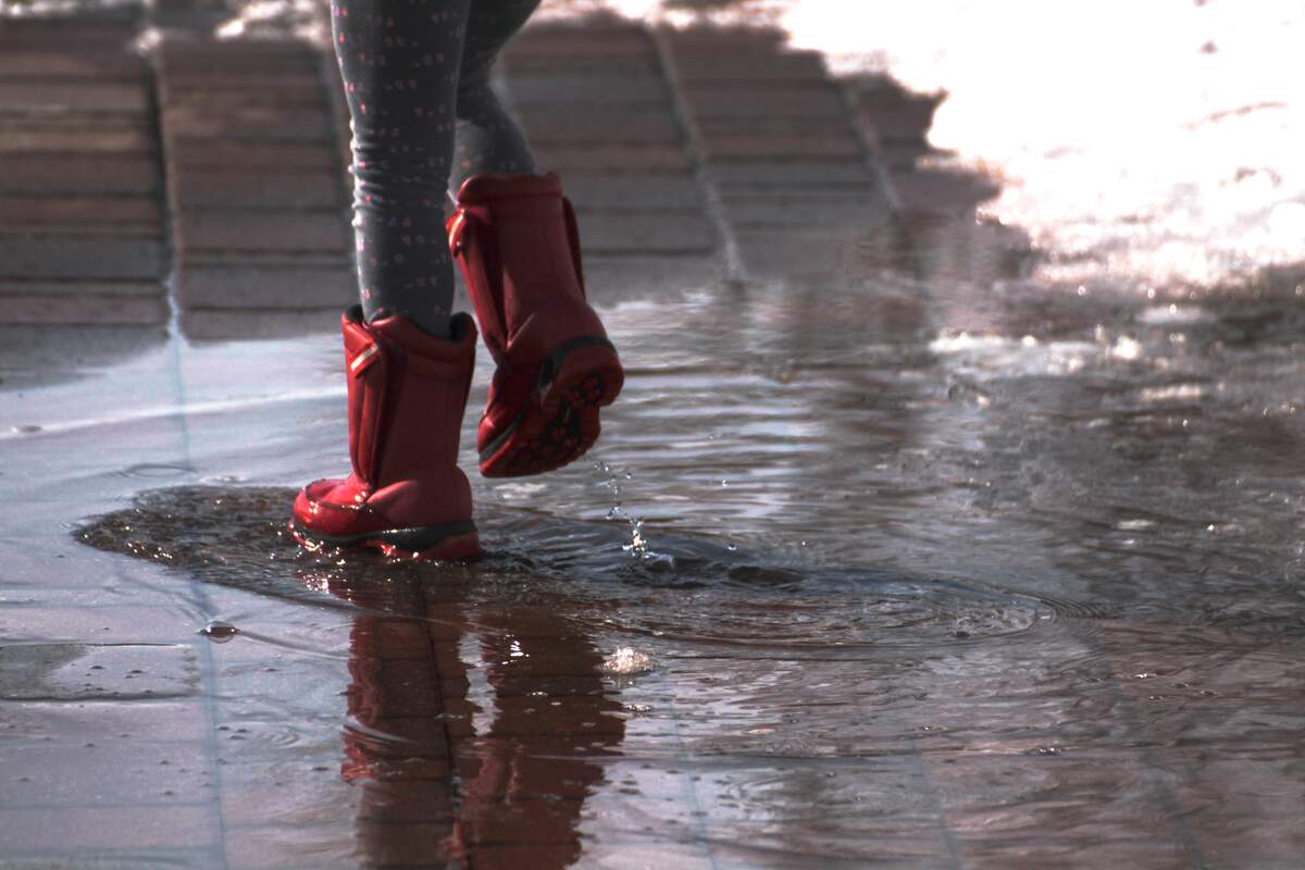 Image for National Jump in Muddy Puddles Day