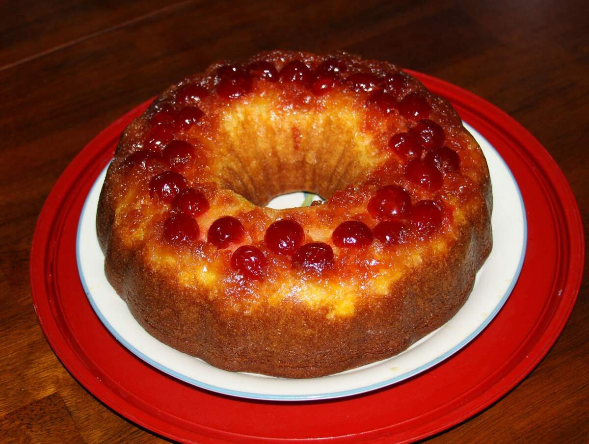 Upside-down cake - Wikipedia